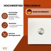 KTC-Home Premium Doorbell Traffic White - Flat Push Button -