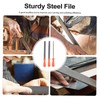 Wood Rasp File Set for 3Pcs Alloy Semi Round Woodworking