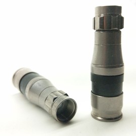 50 Pieces RG11 Belden PPC EX11N716PLUS Coaxial Cable Compression Connector Nickel and Anti-Corrosion RG-11 Coax Fitting