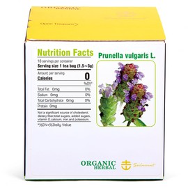 Soilmount - Self-Heal Tea - |Prunella vulgaris|xia ku cao|夏枯草| - Pure Herbal Tea - Natural, Organic, Non-GMO, Clean Ingredients, Caffeine Free (18 Tea Bags, Box 1)