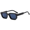 RUNHUIS Vintage Rectangle Sunglasses Women Men Retro Small Square Chunky