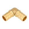 Pro 40-Pack EFIELD Pex Crimp 1/2 Inch Elbow Brass Plumbing
