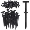 100Pcs Nylon Universal Cable Tie Buckle,Upgrade Self Locking Zip Tie