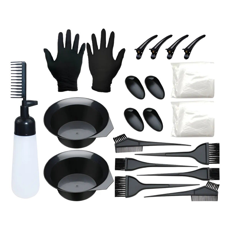 21pcs Herramientas Para Teir El Cabello Botella De Peine