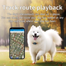 GPS 4G Dog Tracker with Health Monitoring & Real-Time Tracking I Waterproof Collar, LED Light, Sound Alerts I Unlimited Range &10 Day Battery Life I GPS Alternative for Dogs