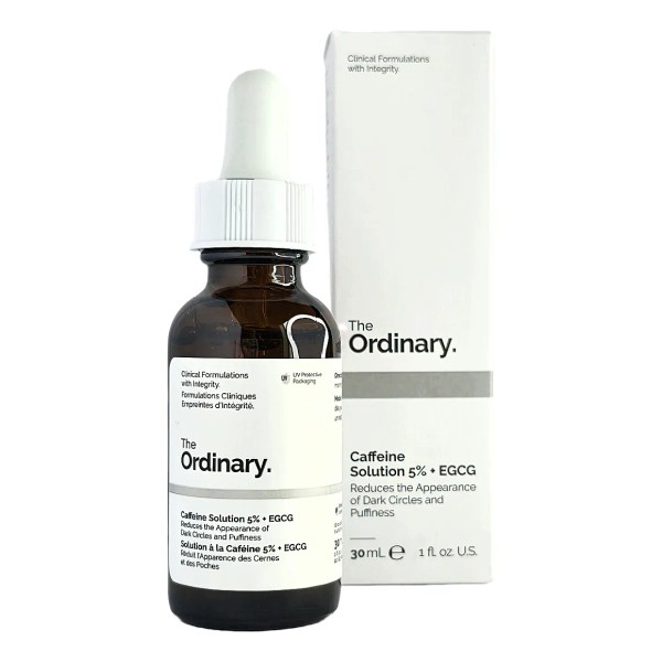 The Ordinary Caffeine Solution 5 % + EGCG – Serum Ligero para Ojeras,