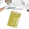 Mabta Acrylic Office Clipboard Glitter File Clipboard Writing Tablet 4x6Inch