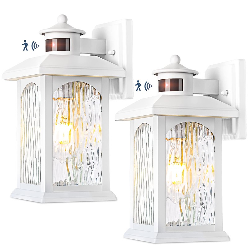 Advanced Motion Sensor Outdoor Lights 2 Packs - White Dusk