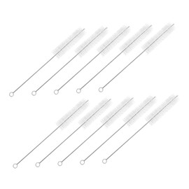 FRCOLOR Bottle Straw Cleaning Brushes Strong Bristle Pacifier and Sippy Cup Brush with Hanging Ring for Reusable Straws Juicers and Kitchen Appliances Cleaning