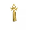 Gold Color Freemason Masonic Pole Topper, Masonic BLUE LODGE RODS
