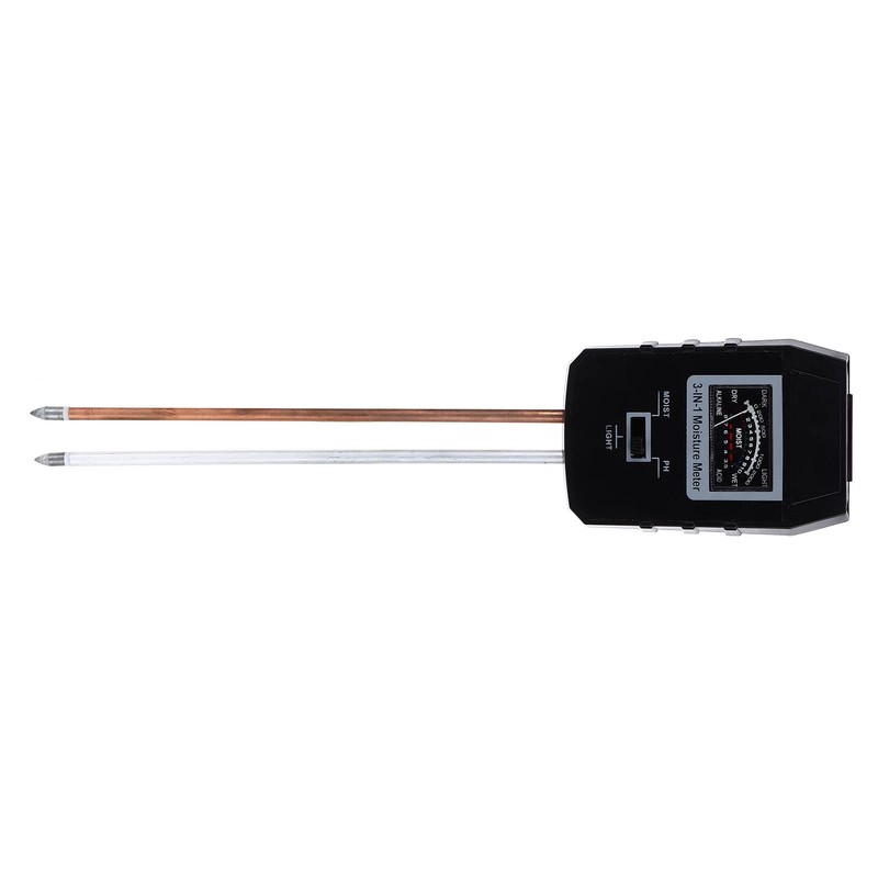 Soil Meter 3 in 1 Simple PH Moisture Plants Illumination