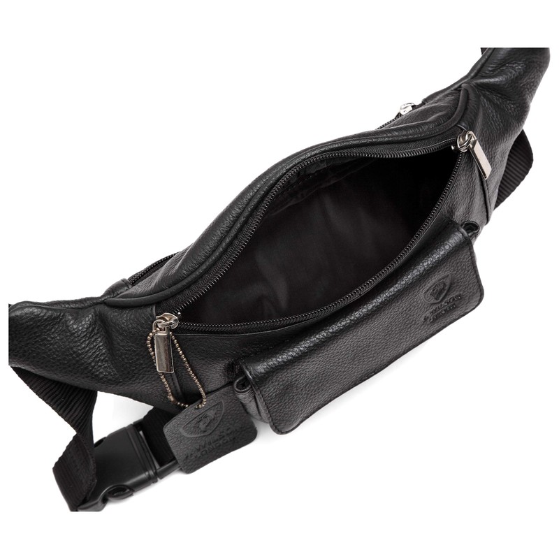 Real Distressed Leather Bum Waist Bag Travel Holiday Money Belt