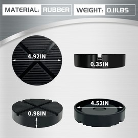 TONDA Floor Jack Rubber Pad, Universal Jack Pad Adapter, Pinch Weld Side Frame Rail Protector, 1 Pack