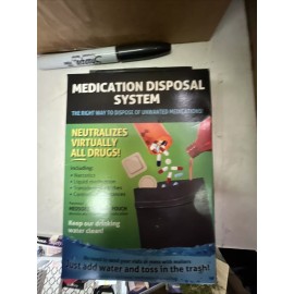 Verde Medication Disposal System - Neutralizes Narcotics - Just Add Water - Medsaway