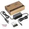 102W Surface Car Charger, HKY 12V-24V DC Car Adapter Compatible