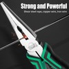 WEILIGU 8.5“ Precision Needle Nose Pliers Multi-purpose Long Nose Pliers