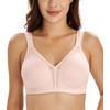 Lemorosy Women's Minimiser Bra, Large Sizes, Comfortable, Full Cup, Unpadded,