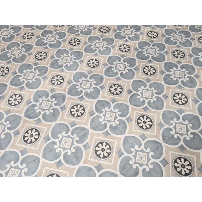PVC Flooring Vinyl Flooring in Nostalgic Retro Art, DIN A4