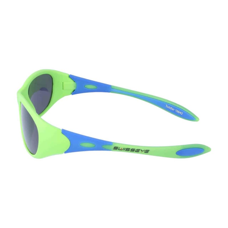 Swisseye Toddler Children's Sports Glasses, Matte Green / Blue
