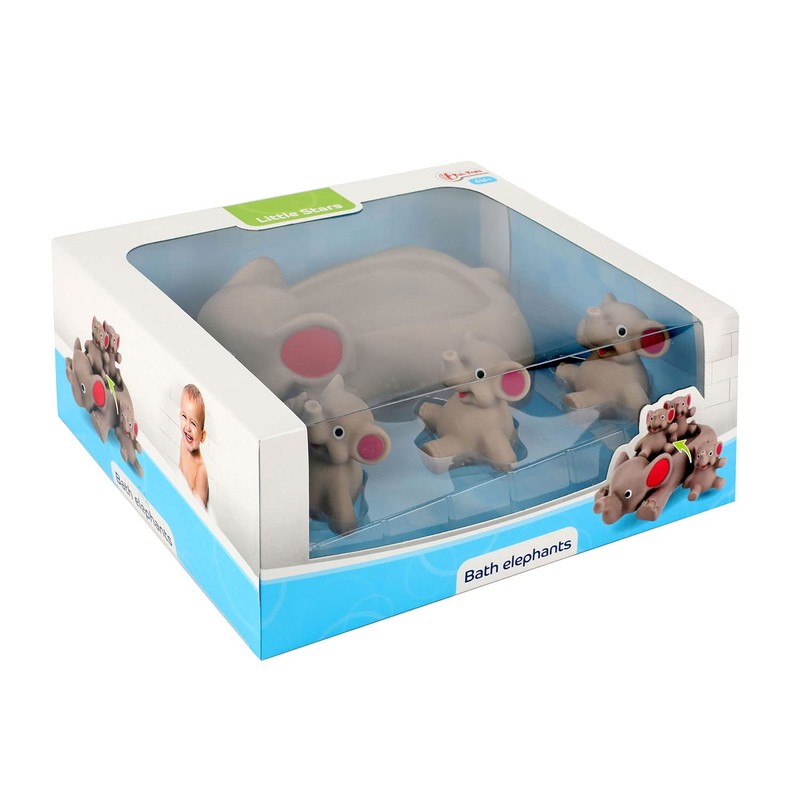 Toi-Toys Little Stars Bathtub Playset Large Bath Elephant & Little