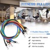 11 Pcs/Set Puller Multi-functional Muscle Strength Yoga Training Rope Resistance
