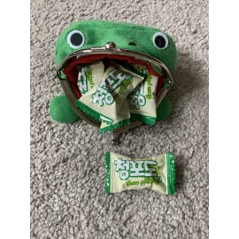 Unbranded Naruto Inspired Gama-Chan Frog Toad Coin Purse 4”x4” Cosplay Gift Wallet
