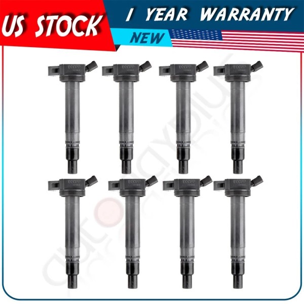 Autodayplus 8 Ignition Coil Pack For 2010-2019 Toyota Tundra GX460