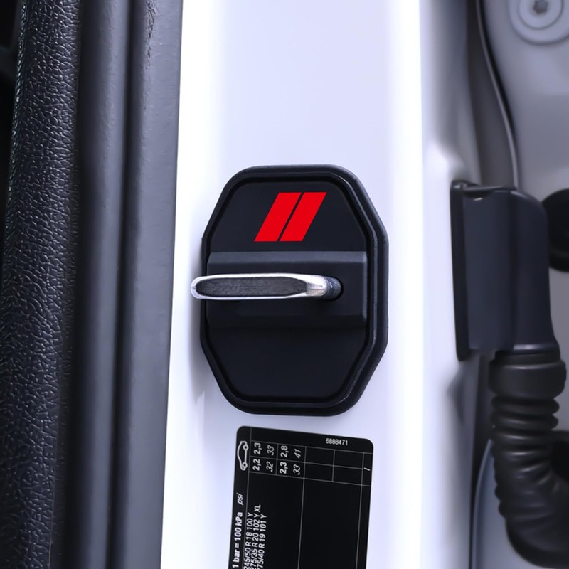 AJLOTMO 4pcs Car Door Lock Cover for Dodge RAM 1500
