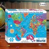 Re-marks Map of The World Deluxe Jigsaw Puzzle with Whimsy