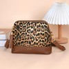 BITUOR Damen Handtasche, Leopardenmuster, PU-Leder, Schultertasche mit Quaste, 23 x