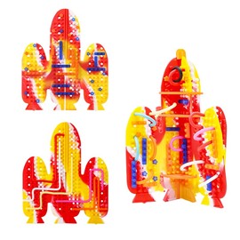 Sensory Activity Board Fidget Travel Airplane Essentials Toys Sensory Toys for Kids Adults Double Sided Design Kids Busy Board for Stress Relief, Calming, Focus, ADHD and Autism