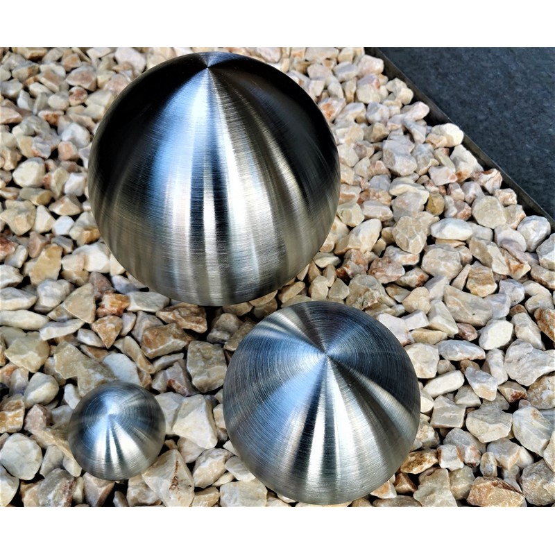 Jürgen Bocker Garden Ambiente Decorative Baubles Set of 3 Stainless