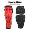 Knee Shin Guards Motorcycle Protective Gear, Knee Pads 3 Sections