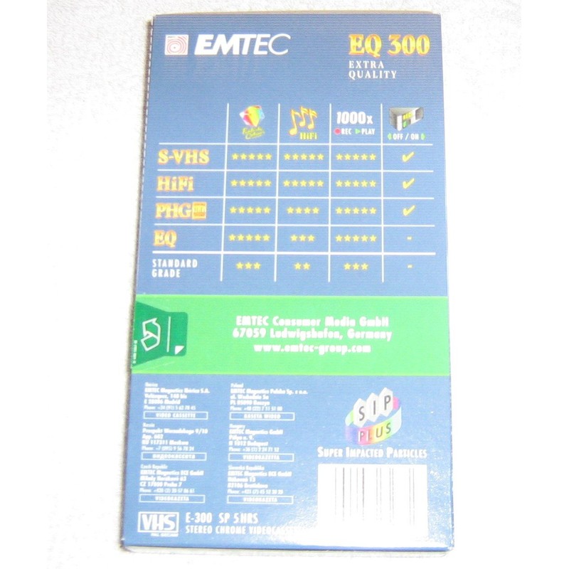 Basf E300 EQ Blank Tapes