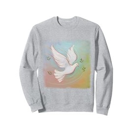 Graceful Peace Dove/pastel/olive branches Sweatshirt