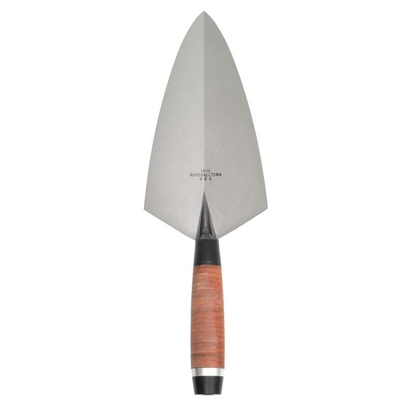 Marshalltown 19L10 10-inch Philadelphia Brick Trowel - Leather Handle