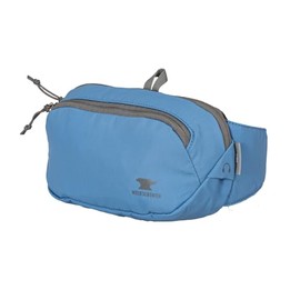 Mountainsmith Vibe Lumbar Waist Fanny Hip Pack, Running, Hiking, Travel, Dog-Walking, Outdoor Activities with 2 Zippered Pockets, Coronet Blue