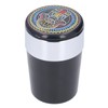 Car Ashtray Smokeless Blue LED Ashtray Cup Holder with Double