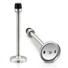 Wall Mounted Long Door Stop Heavy Duty Chrome Plated 6"