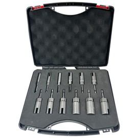 TR TOOLROCK Wing Nut Driver 12pcs, 1/4” Hex Shank Wing Nut Driver Bit Socket Wrenches Tools Set, with EVA Storage for Wing Nuts, Hex Bolts, Butterfly Nuts, C Hooks, Eye Bolts and Wire Twisting