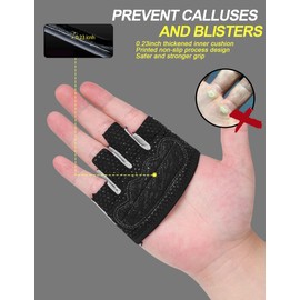 KUTOOK Fitness Gloves Men's Strength Training Gloves Women's Gym Gloves Women Sports Gloves Grip Pad Training Gloves Grey S