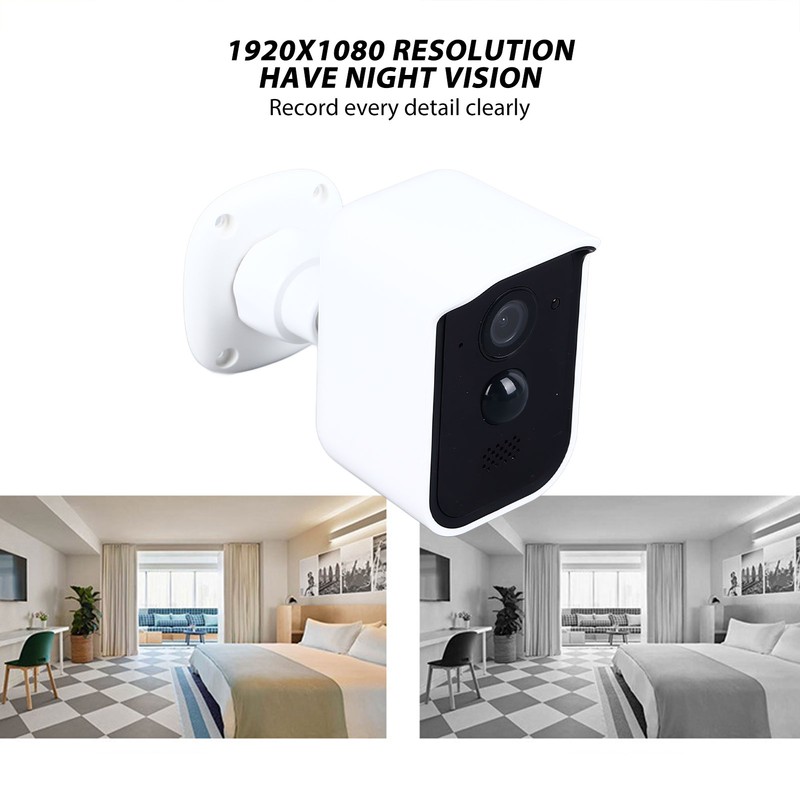 Wireless Security Camera Motion Detection 1080p 2 Way Talk Battery