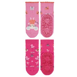 Sterntaler Baby Girl Glitter Air Twin Pack Mouse Tile Speedster Pink 20, pink