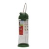 Walter Harrison's Wild Bird Flip Top Green Hanging Peanut Feeder,Black