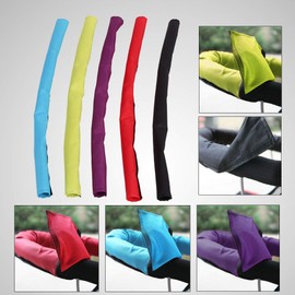 73 x 14cm Baby Pushchair Handlebar Waterproof Gloves Cover Infant Toddler Pram Bumper Bar Handle Sleeve(Black) Pushchair Bar Cover Safety Seats and Accessories Safety Seats and Accessories