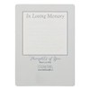 Male/Boy Graveside Memorial Card Plastic coated and Waterproof 16.5cm x