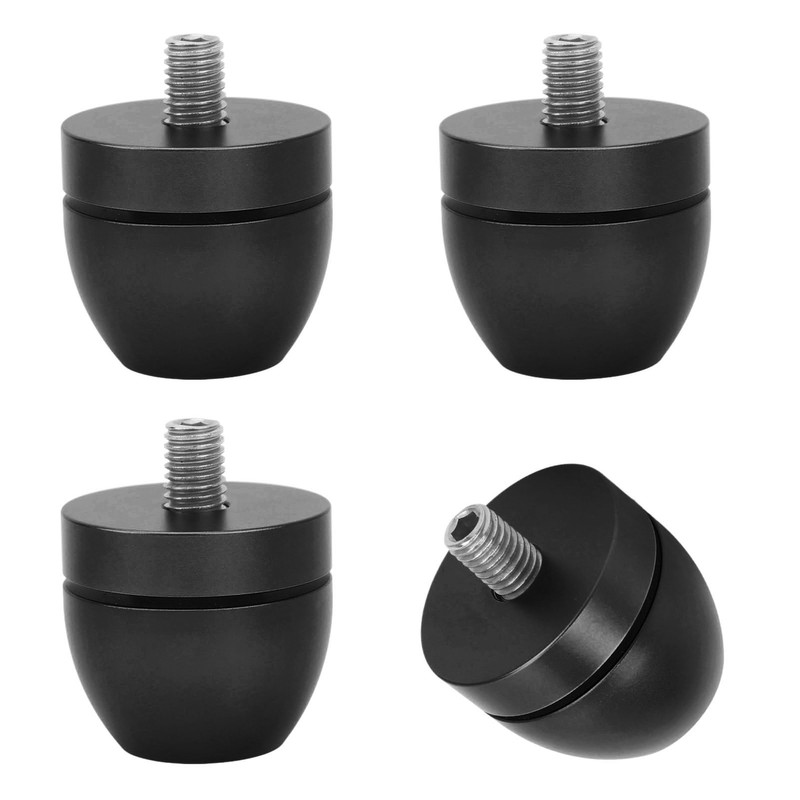 Speaker Isolation Stand Feet Set Aluminum Alloy Amplifier Base Pads