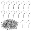 100 Pcs Small Hooks, Small Screw-in Hooks, Mini Metal Ceiling