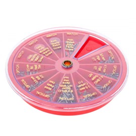 250pc Eyeglass & Watch Pipe Screw Repair Kit