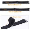 4 Pack No Show Elastic Belts for Women and Men,